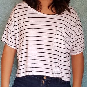 Stripped Crop Top